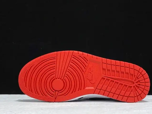 Rep High CD0461-016 Black Jordan Satin Toe 1 Retro Air 0608